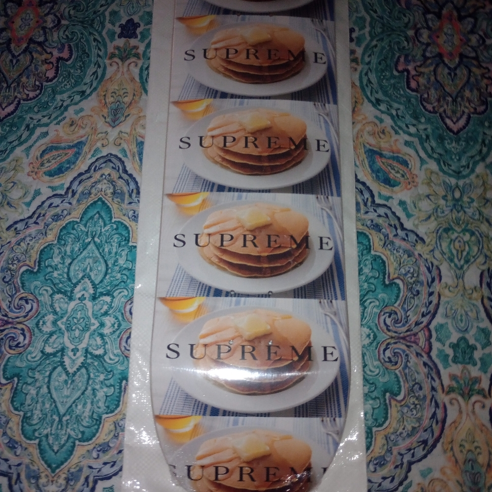 Supreme Pancake Skateboare Deck 8.5 + Supreme Miami Business Card Ships Fast ✅